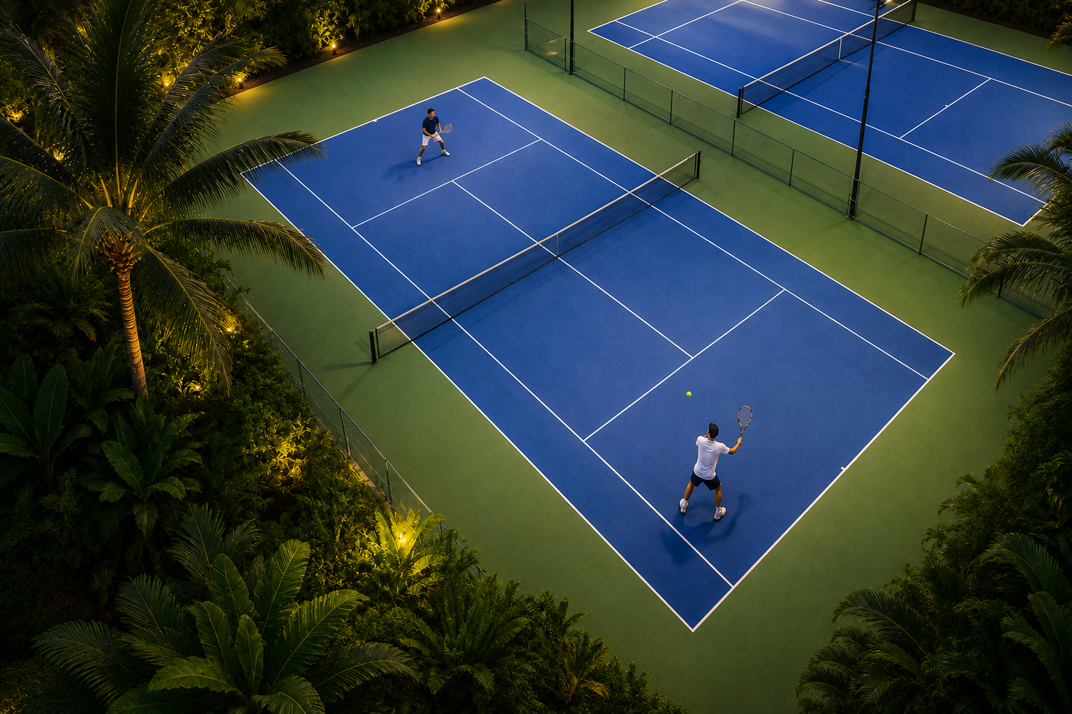 Racquet courts in Punta Mita